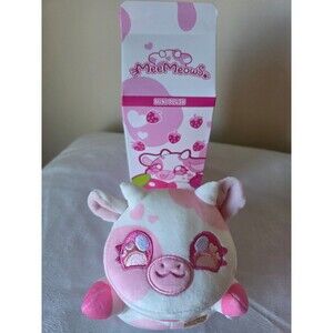 Aphmau Meemeows Strawberry Milk Cow 6 inch plush Brand New